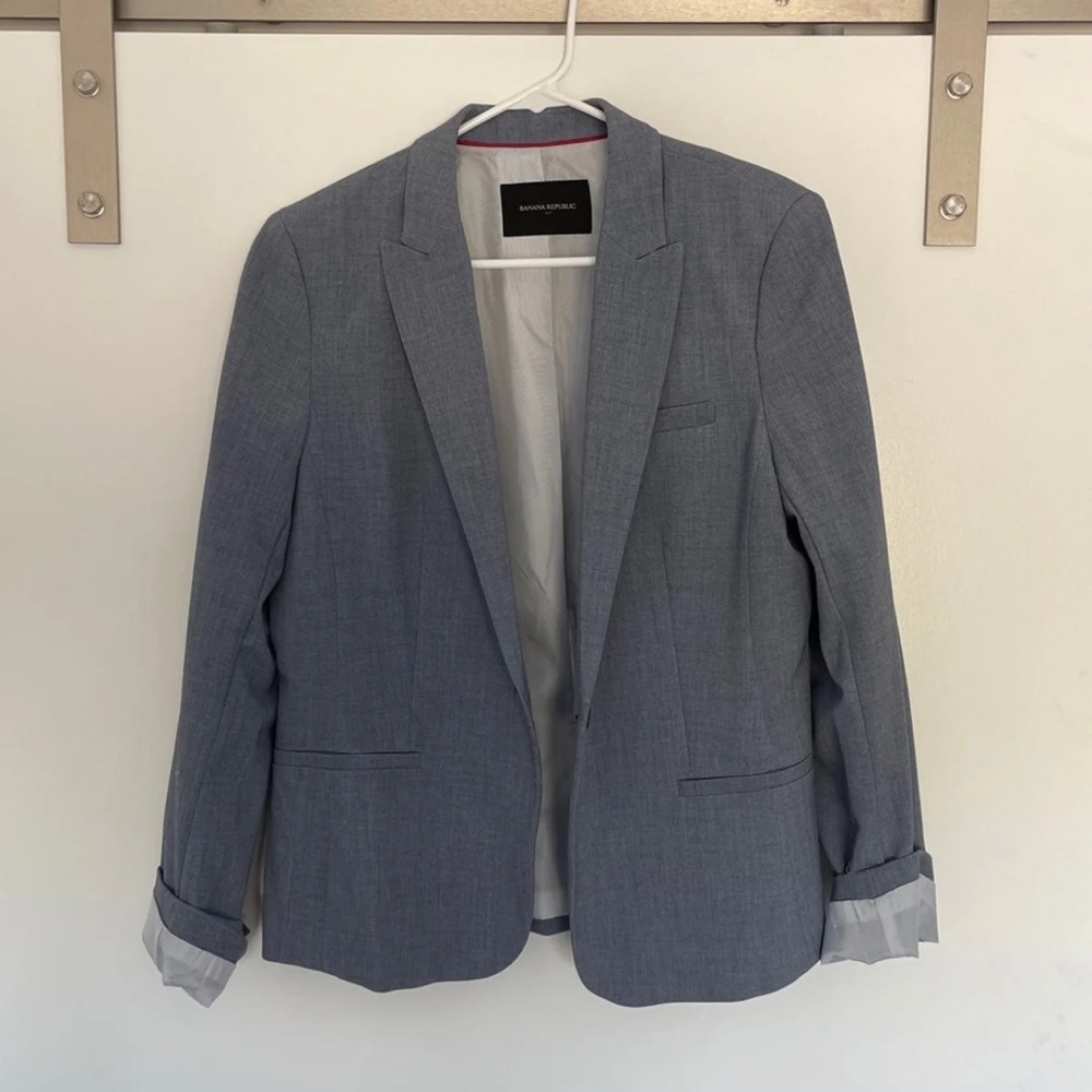 Banana Republic Grey/Blue Suit Jacket or Blazer